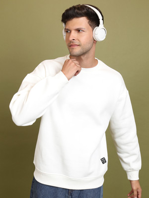 HIGHLANDER Full Sleeve Solid Men Sweatshirt