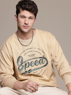 Roadster Full Sleeve Graphic Print Men Sweatshirt