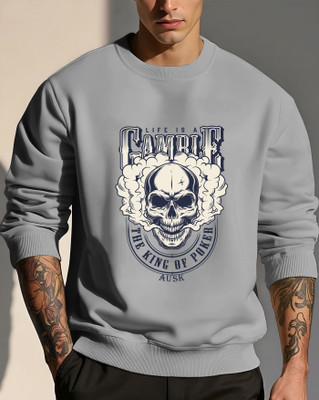 AUSK Full Sleeve Printed Men Sweatshirt