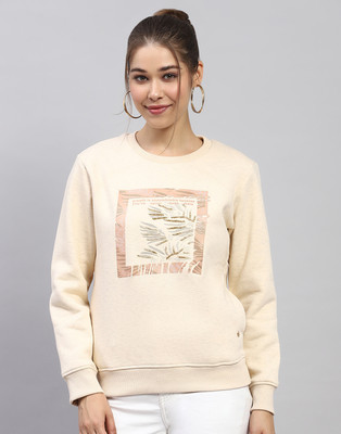 MONTE CARLO Full Sleeve Printed Women Sweatshirt
