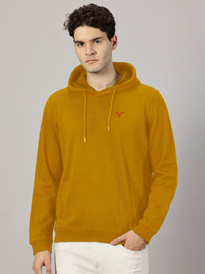 LEOON TREND Full Sleeve Solid Men Sweatshirt