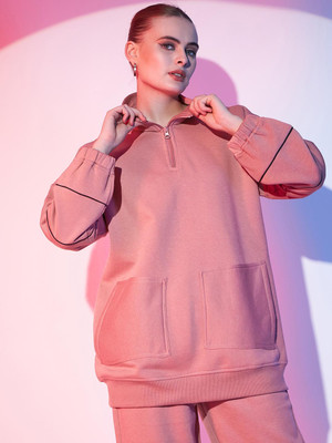 STREET9 Full Sleeve Solid Women Sweatshirt