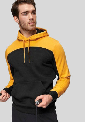 HouseOfCommon Full Sleeve Color Block Men Sweatshirt