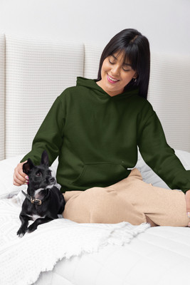 COLOR CAPITAL Full Sleeve Solid Women Sweatshirt