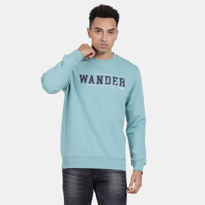 t-base Full Sleeve Graphic Print Men Sweatshirt