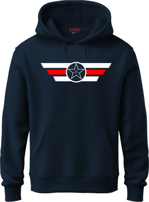 ADRO Full Sleeve Graphic Print Men Reversible Sweatshirt