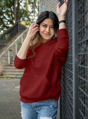 LIULA CORPORATION Full Sleeve Solid Women Sweatshirt