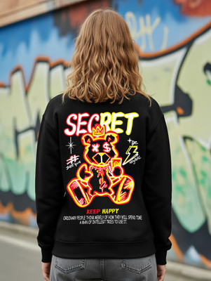 Manlino Full Sleeve Graphic Print Women Sweatshirt