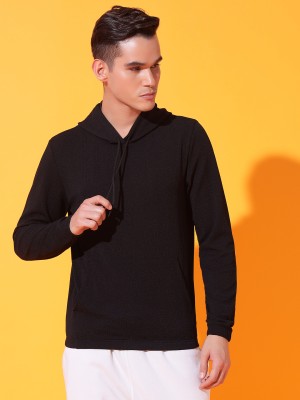 GLITO Full Sleeve Solid Men Sweatshirt