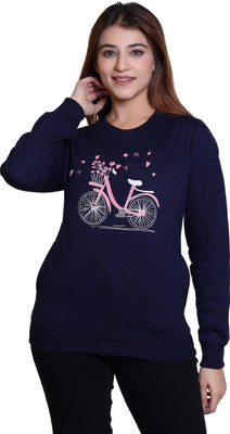 Angel Curve Full Sleeve Printed Women Sweatshirt