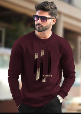 Magneto Full Sleeve Graphic Print Men Sweatshirt