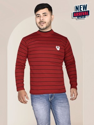 Marc Luarente Full Sleeve Striped Men Sweatshirt