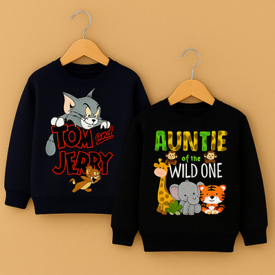 Purelegacy Full Sleeve Printed Baby Boys & Baby Girls Sweatshirt