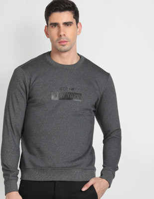 Arrow Newyork Full Sleeve Self Design Men Sweatshirt