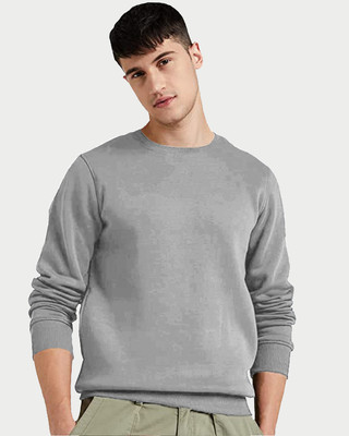 HEATHEX Full Sleeve Solid Men Sweatshirt