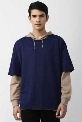 FOREVER 21 Full Sleeve Color Block Men Sweatshirt