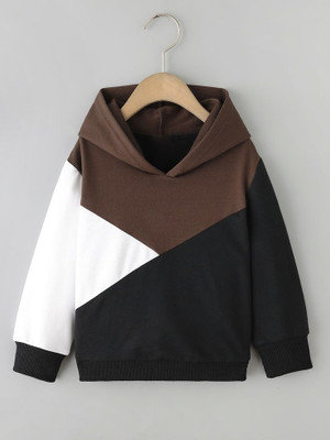 BQF Full Sleeve Color Block Boys & Girls Sweatshirt