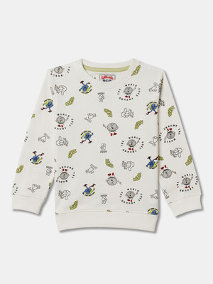 R&B Full Sleeve Graphic Print Boys Sweatshirt