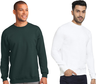 Tdoc Full Sleeve Solid Men Sweatshirt