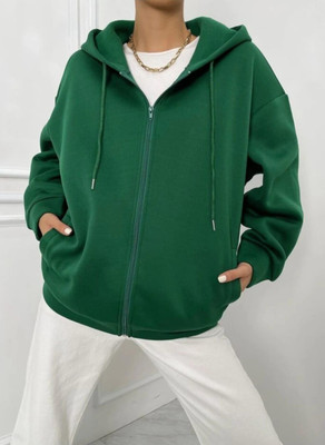 FARICON Full Sleeve Solid Women Sweatshirt