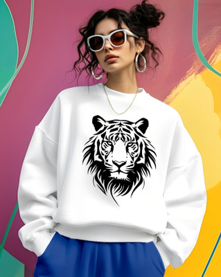 ENITOR Full Sleeve Printed Women Sweatshirt