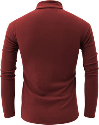 THE BLAZZE Full Sleeve Solid Men Sweatshirt