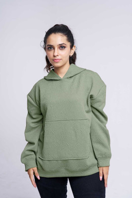 Leriya Fashion Full Sleeve Solid Women Sweatshirt