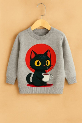 DOODEEKIDS Full Sleeve Printed Boys & Girls Sweatshirt