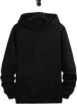 Leotude Full Sleeve Solid Men Sweatshirt