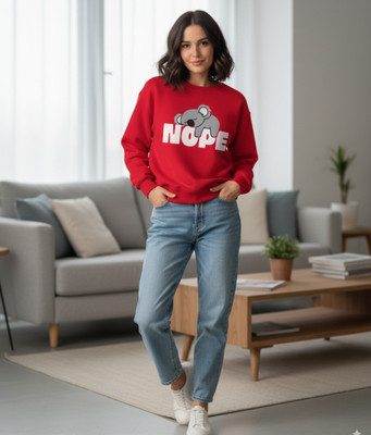 Stylezone Full Sleeve Self Design Women Sweatshirt