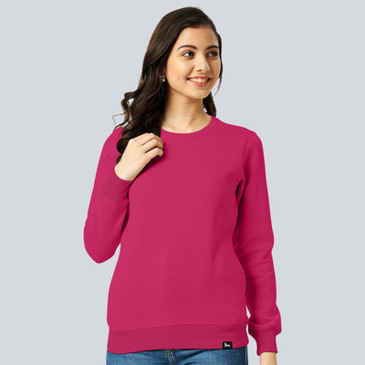 HouseOfCommon Full Sleeve Solid Women Sweatshirt
