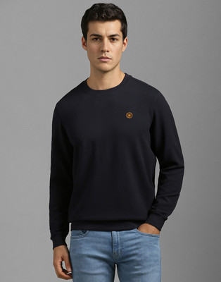 LOUIS PHILIPPE Full Sleeve Self Design Men Sweatshirt