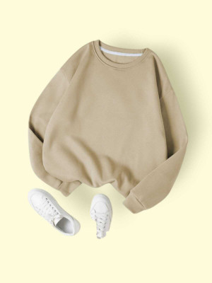 RETROIT Full Sleeve Solid Women Sweatshirt