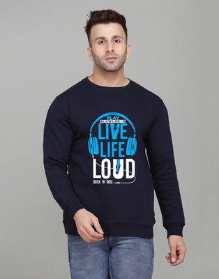SLOWLORIS Full Sleeve Printed Men Sweatshirt