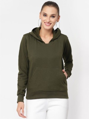 UZARUS Full Sleeve Solid Women Sweatshirt