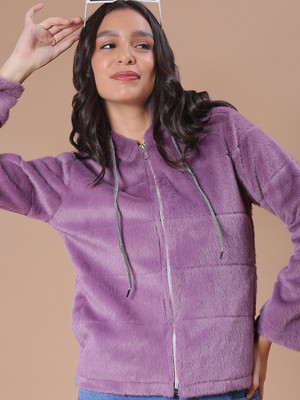 V-MART Full Sleeve Self Design Women Sweatshirt