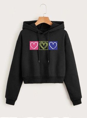 HouseOfCommon Full Sleeve Graphic Print, Printed Women Sweatshirt