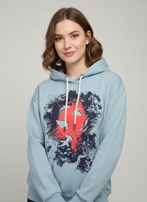 DG Divine Full Sleeve Graphic Print Women Sweatshirt