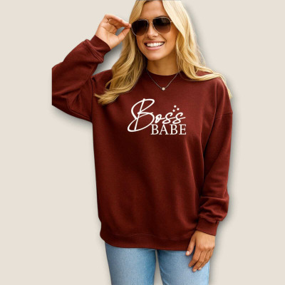 Fluffy Enterprise Full Sleeve Solid Women Sweatshirt