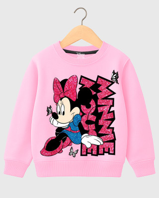 DISNEY BY MISS & CHIEF Full Sleeve Printed Girls Sweatshirt