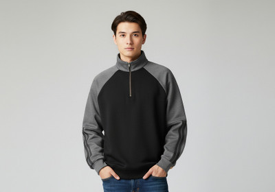 THREADMILE Full Sleeve Striped Men Sweatshirt
