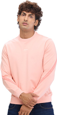 Spykar Full Sleeve Solid Men Sweatshirt