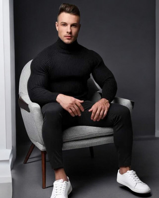 Kalinkadev Fashions Full Sleeve Solid Men Sweatshirt