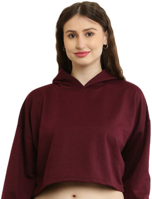 universal traderss Full Sleeve Solid Women Sweatshirt