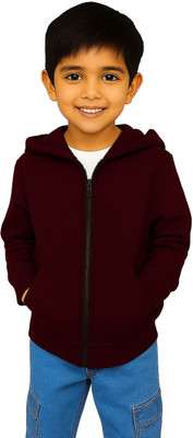 Kintu Parantu Full Sleeve Self Design Boys Sweatshirt