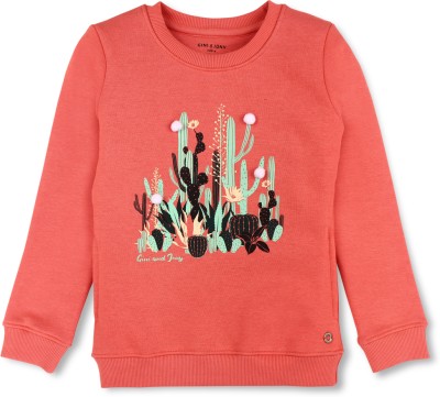 GINI & JONY Full Sleeve Printed Baby Girls Sweatshirt