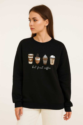 Stylezone Full Sleeve Printed Women Sweatshirt