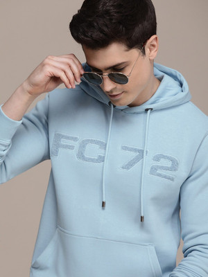 French Connection Full Sleeve Embroidered Men Sweatshirt
