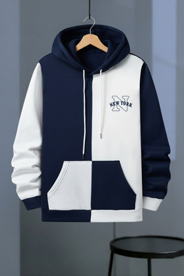 Try This Full Sleeve Color Block Men Sweatshirt