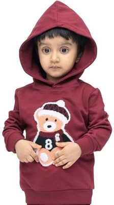 Ariel Full Sleeve Self Design Boys & Girls Sweatshirt